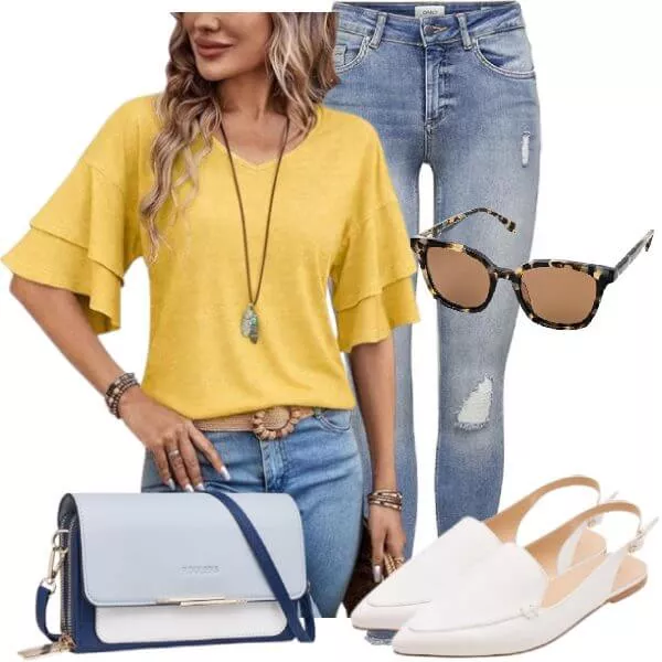 Sommer Outfits Damen Looks Sommer mit zeitloser Ästhetik