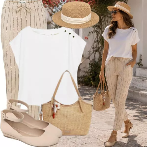 Sommer Outfits Sommermode Damen casual und modern