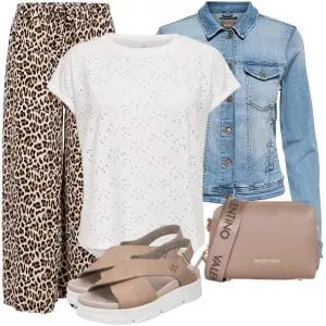 Sommer Outfits Damen Sommer Outfit mit harmonischen Farben