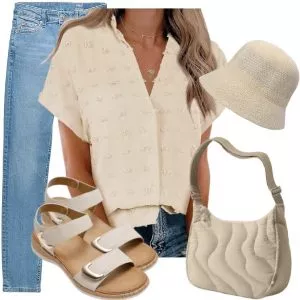 Sommer Outfits Sommer Chic Damen leicht und feminin