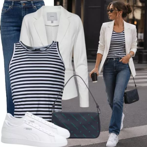 Sommer Outfits Elegante Sommermode Damen für den Alltag