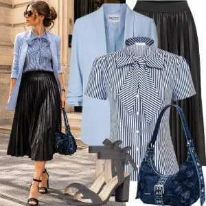Sommer Outfits Luftige Damenmode Sommer elegant interpretiert
