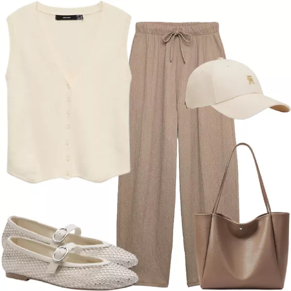 Sommer Outfits Sommermode Damen mit cleaner Silhouette