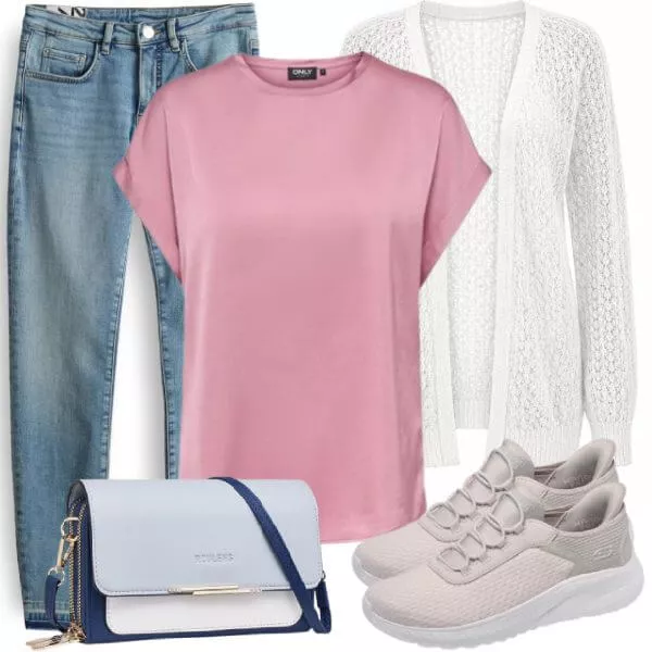 Sommer Outfits Moderne Sommermode Damen mit Struktur