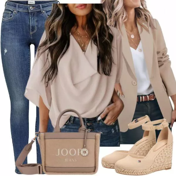 Sommer Outfits Sommermode Damen mit leichter Balance