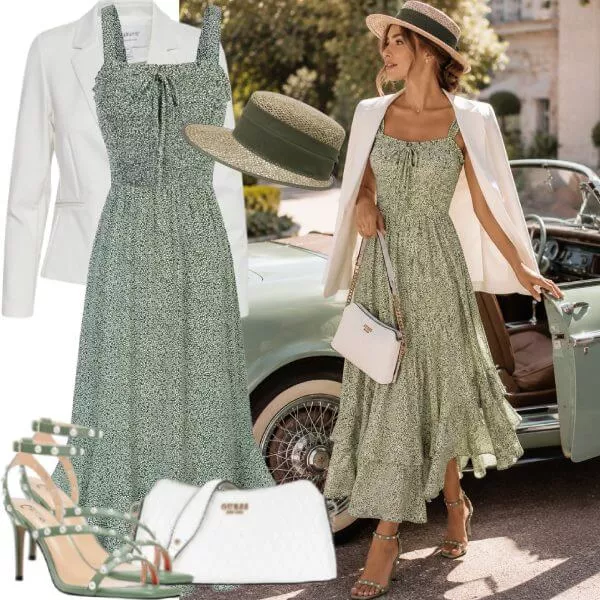 Sommer Outfits Sommermode Damen leichte elegante Kombinationen