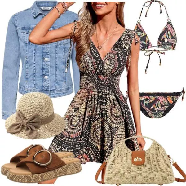 Sommer Outfits Damen Sommerlook modern und zeitlos
