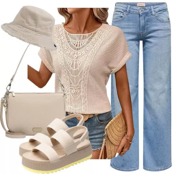 Sommer Outfits Französischer Sommer Look Damen