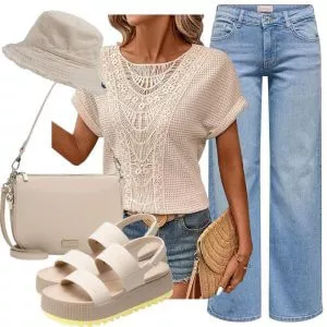 Sommer Outfits Französischer Sommer Look Damen