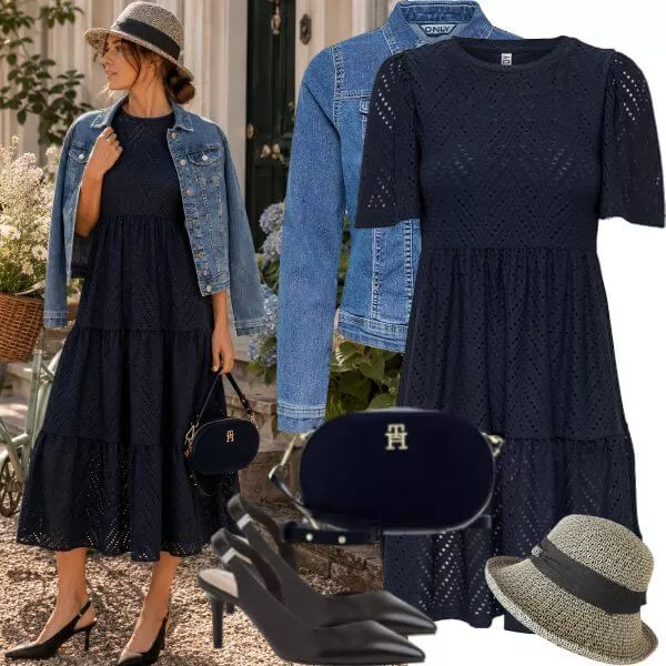 Sommer Outfits Eleganter Sommerlook Damen mit Leichtigkeit