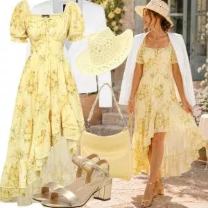 Sommer Outfits Sommer Chic Frauen mit zeitloser Klasse
