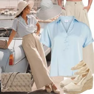 Sommer Outfits Damen Outfit Sommer mit Premium Basics