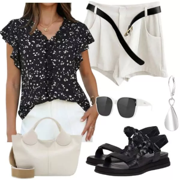 Sommer Outfits Sommermode Damen mit europäischem Flair