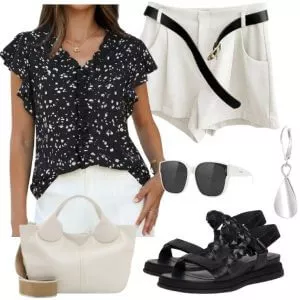 Sommer Outfits Sommermode Damen mit europäischem Flair