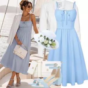 Sommer Outfits Coastal Chic Damen Sommerlook