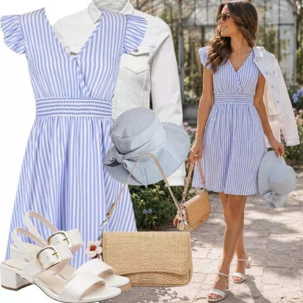Sommer Outfits Stilvolle Sommer Looks Damen mit Leinen