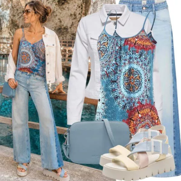 Sommer Outfits Modern Resort Outfit Damen