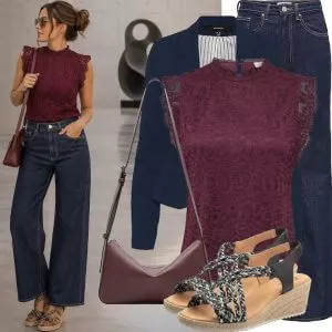 Business Outfits Office Look Damen mit blazer