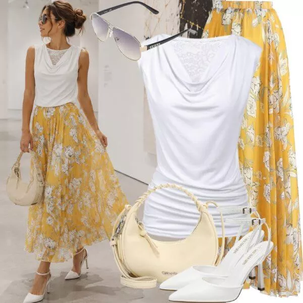Sommer Outfits Sommer Chic Damen mit europäischem Stil
