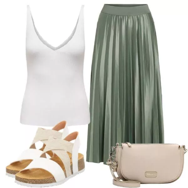 Sommer Outfits Mediterranean Chic Damen Outfit