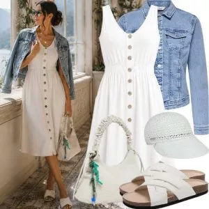 Sommer Outfits Sommer Style Damen mit Premium Basics