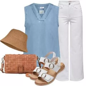 Sommer Outfits Resort Elegance Damen Look