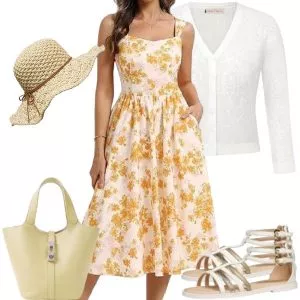Sommer Outfits Garden Party Sommer Look Damen