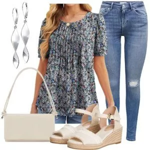 Sommer Outfits Sommermode Damen mit moderner Raffinesse