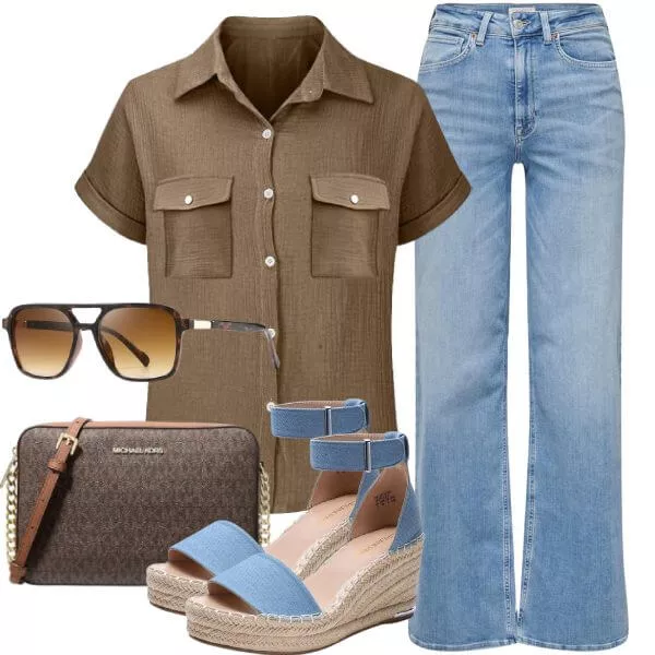 Sommer Outfits Elegant Casual Damen Sommer