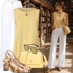 Sport Outfits Eleganter Business Chic Damen Sommer