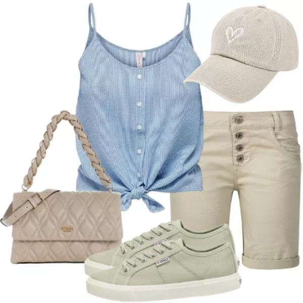 Sommer Outfits Sommer Outfit Damen mit Naturstoffen