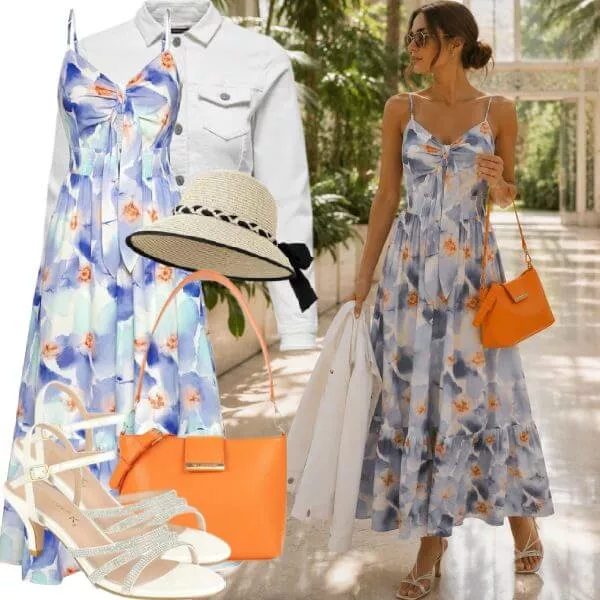 Sommer Outfits Damenmode Sommer mit fließenden Stoffen
