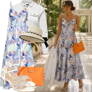 Sommer Outfits Damenmode Sommer mit fließenden Stoffen