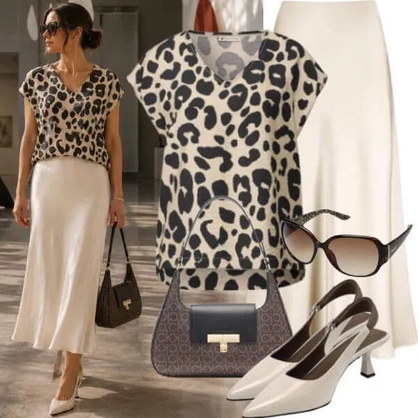 Sommer Outfits Sommer Chic Damen mit Leinenröcke