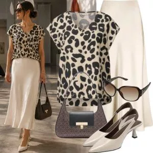 Sommer Outfits Sommer Chic Damen mit Leinenröcke