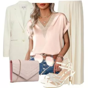 Sommer Outfits Eleganter City Sommer Look Damen