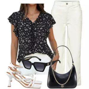 Sommer Outfits Elegant Daytime Outfit Damen Sommer