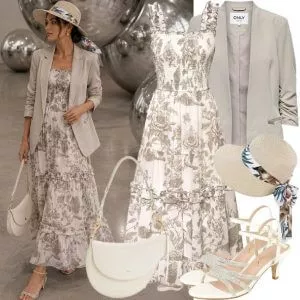 Sommer Outfits Damen Sommerlook für stilvolle Cafés