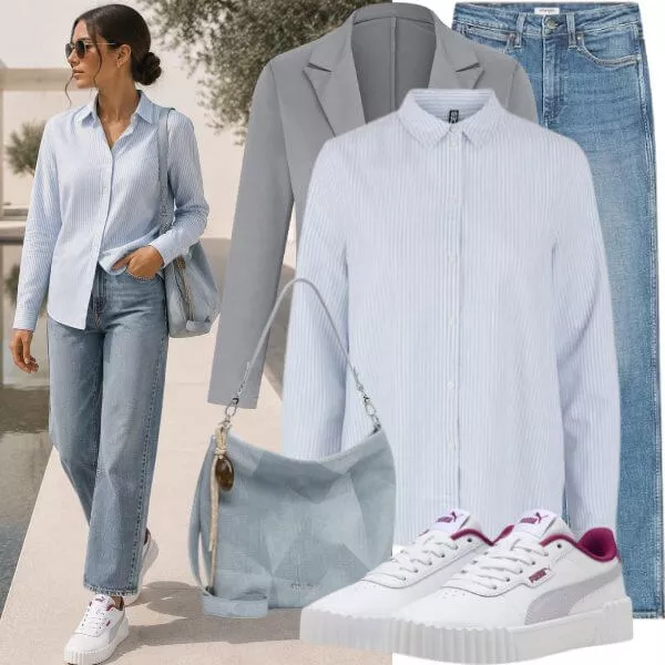 Herbst Outfits European Holiday Chic Damen