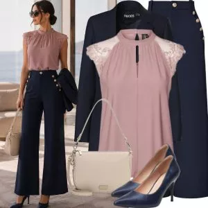 Business Outfits Damen Herbst Outfit für elegante Lunches