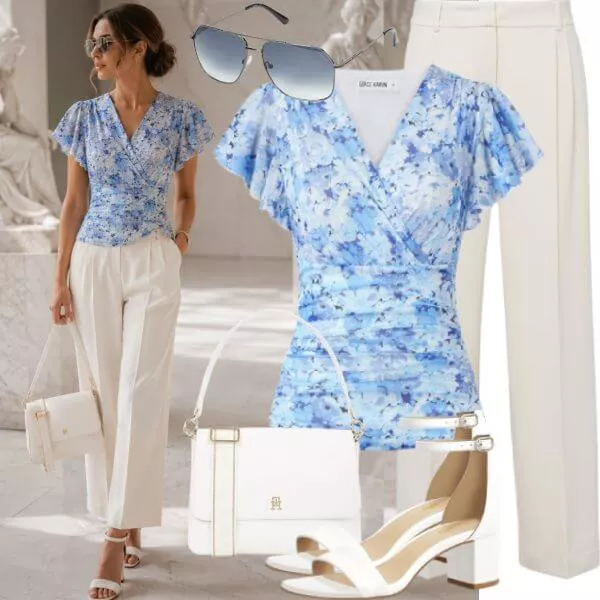 Sommer Outfits Soft Neutral Summer Look Damen