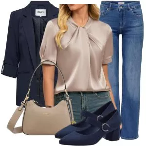 Herbst Outfits Premium Freizeit Outfit Damen Herbst