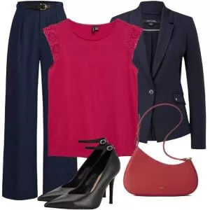 Herbst Outfits Herbstmode Damen in Rot