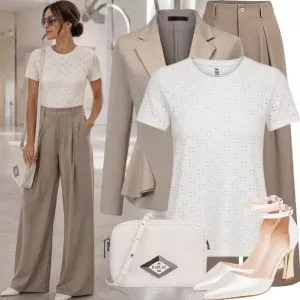 Business Outfits Quiet Luxury Herbst Damen