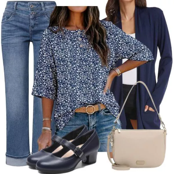 Herbst Outfits Moderner Strick Look Damen Herbst