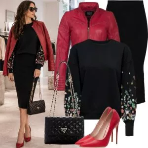 Herbst Outfits Femininer Herbst Chic mit Midirock