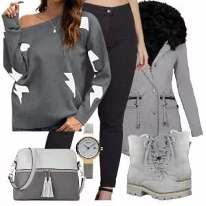 Winter Outfits Winterliches Freizeit Outfit