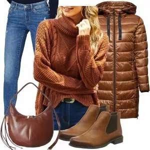 Winter Outfits Cooles Damenoutfit