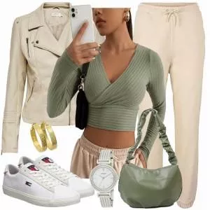 Freizeit Outfits Stilvolles Frühlings Outfit