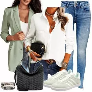 Frühlings Outfits Stylisches Outfit Für Den Frühling